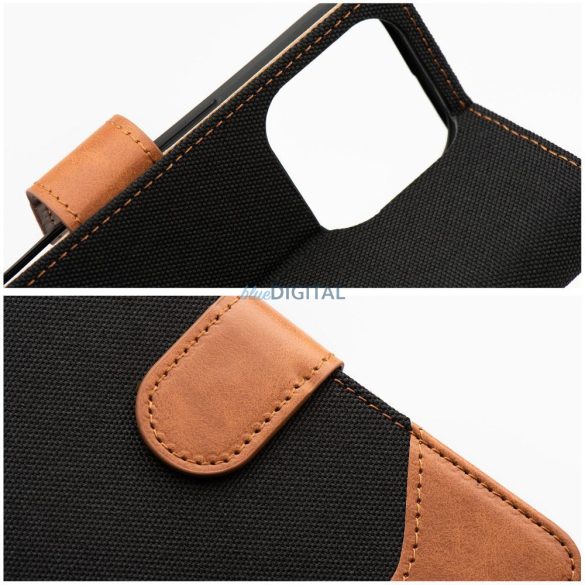 JEANS könyvtok iPhone 16e - fekete