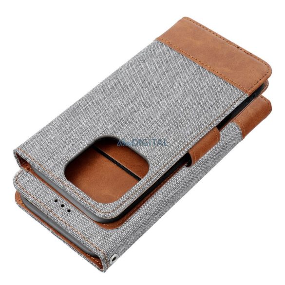 JEANS könyvtok iPhone 16e - szürke