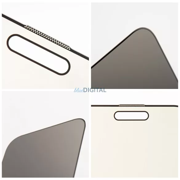 OG Shuijia edzett üveg fekete szegéllyel iPhone 16 Pro Max