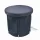 Foldable portable inflatable bathtub 75 x 75 cm fekete