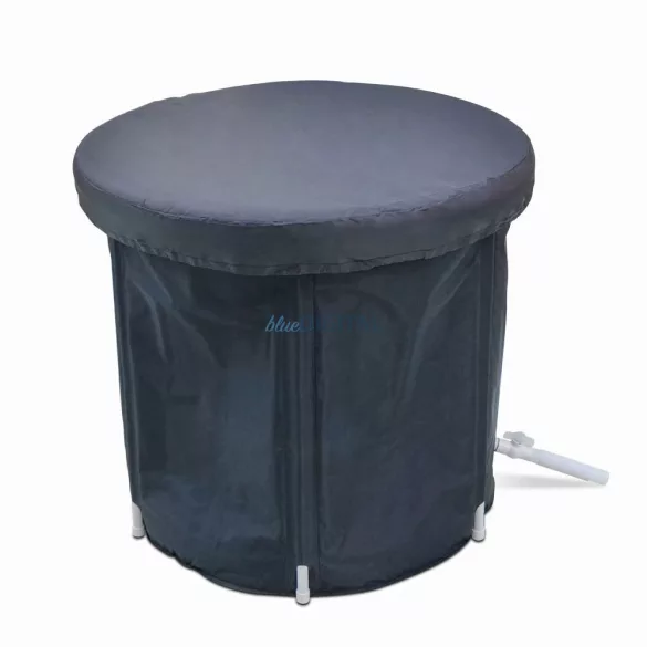 Foldable portable inflatable bathtub 75 x 75 cm fekete