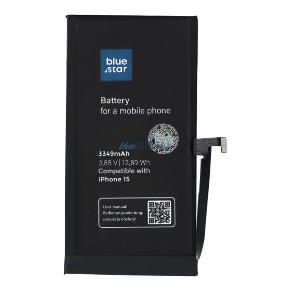 BLUE STAR HQ akkumulátor IPHONE 15-hez 3349 mAh
