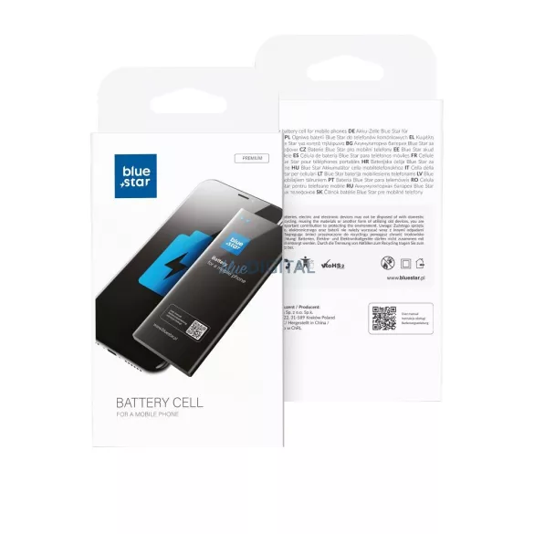 BLUE STAR HQ akkumulátor IPHONE 15 Plus-hoz 4383 mAh 4383 mAh