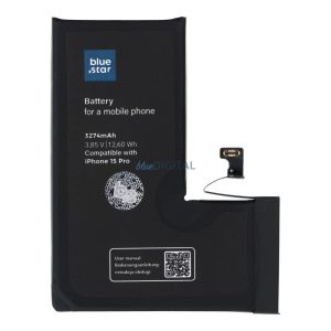 BLUE STAR HQ akkumulátor IPHONE 15 Pro készülékhez 3274 mAh