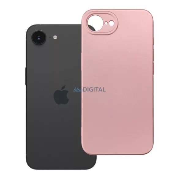 METALLIC tok iPhone 16e - rózsaszín