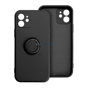 SILICONE RING tok iPhone 16e - fekete