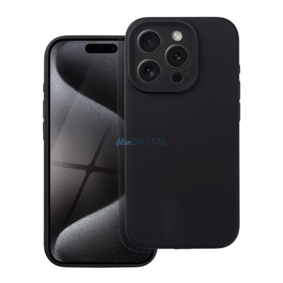 SILICONE 2mm tok iPhone 16e - fekete