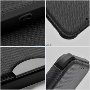 RAZOR könyvtok Xiaomi Redmi Note 14 4G - fekete
