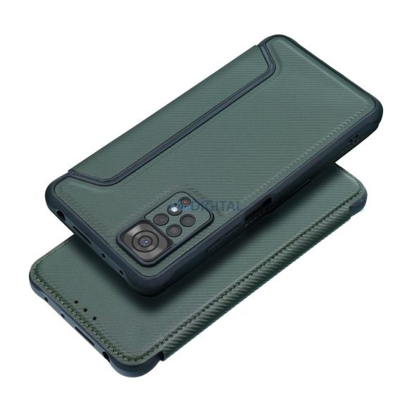 RAZOR könyvtok Xiaomi Redmi Note 14 4G - sötétzöld