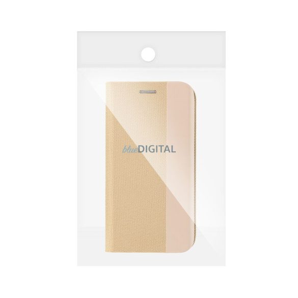 SENSITIVE könyvtok Xiaomi Redmi Note 14 4G - arany színű