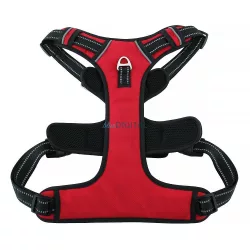Dog harness OXFORD A size M piros fekete