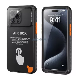 SHELLBOX AIRBOX 6.7 univerzális vízálló tok, fekete