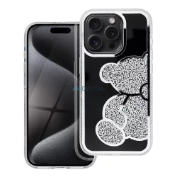 TEDDY BEAR tok iPhone 16e - ezüst színű