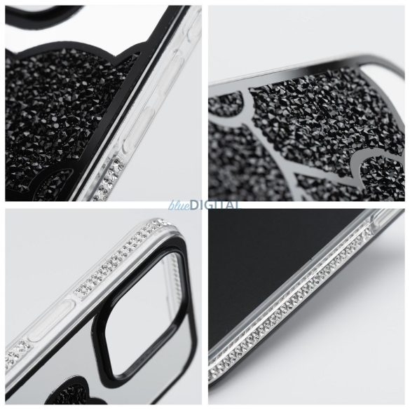 TEDDY BEAR tok iPhone 16e - fekete