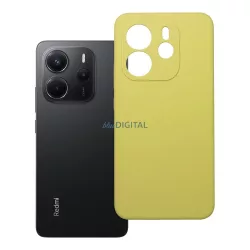 SILICONE 2mm tok Xiaomi Redmi Note 14 4G - citromsárga