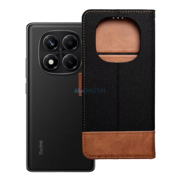 JEANS könyvtok Xiaomi Redmi Note 14 Pro 4G - fekete
