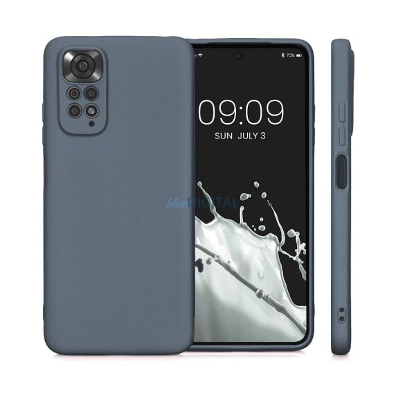 METALLIC tok Xiaomi Redmi Note 14 4G - szürke