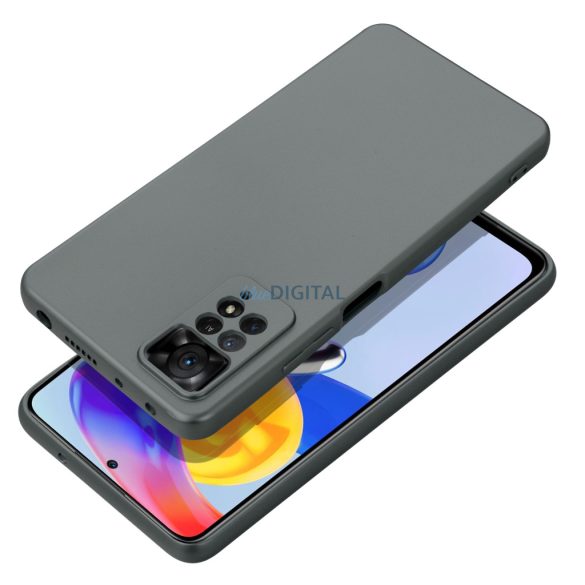 METALLIC tok Xiaomi Redmi Note 14 Pro 4G - szürke