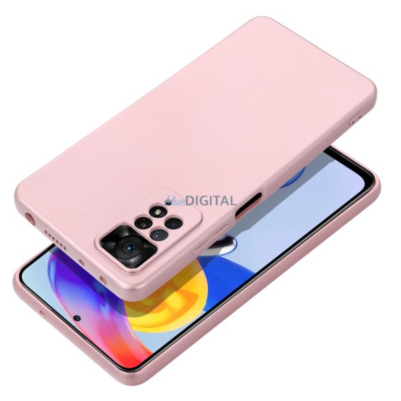 METALLIC tok Xiaomi Redmi Note 14 Pro 4G - rózsaszín
