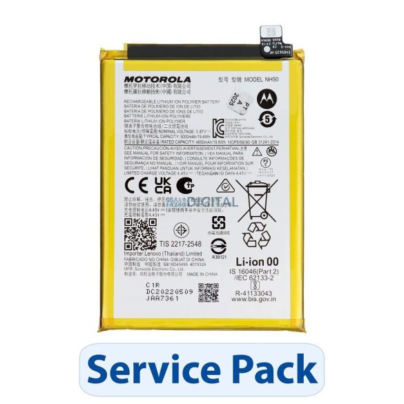 ServicePack akkumulátor SB18D69208 a Motorola Moto E13/E32/E32s/G13/G22/G53 készülékhez
