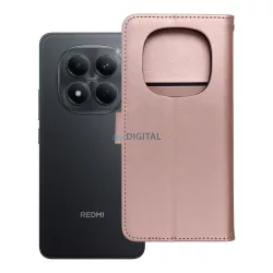   MEZZO könyvtok Xiaomi Redmi Note 14 Pro 4G - rózsaarany színű "álomfogó"