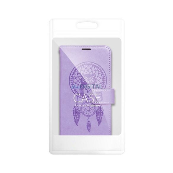 MEZZO könyvtok Xiaomi Redmi Note 14 Pro 4G - lila "álomfogó"