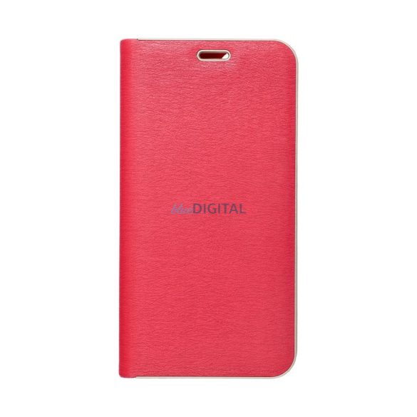 LUNA GOLD könyvtok Xiaomi Redmi Note 14 Pro 4G - piros