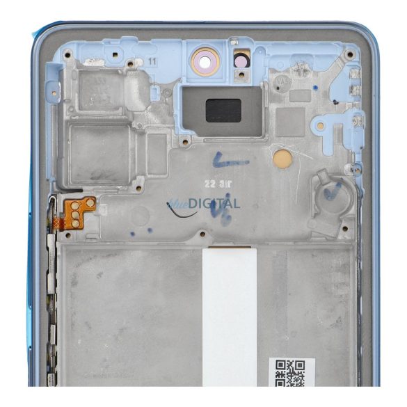 LCD kijelző SAMSUNG A53 A536 HARD OLED kijelzőhöz, kék kerettel