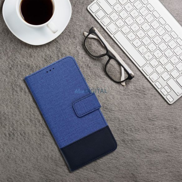 GOMMA könyvtok Xiaomi Redmi Note 14 4G - kék