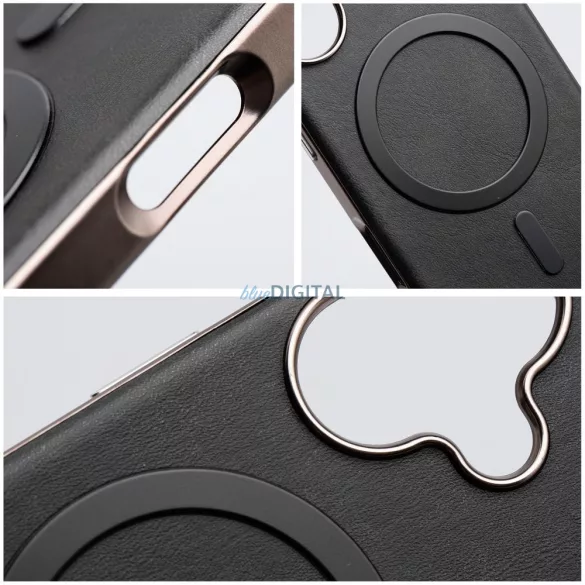 GENTLEMAN MagSafe-kompatibilis tok iPhone 13 Pro - fekete