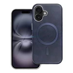 GENTLEMAN MagSafe-kompatibilis tok iPhone 14 Pro - tengerészkék