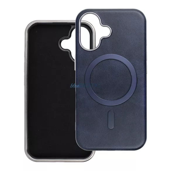 GENTLEMAN MagSafe-kompatibilis tok iPhone 16e - tengerészkék