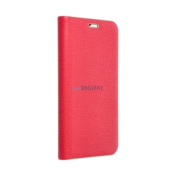 LUNA GOLD könyvtok Xiaomi Redmi Note 14 4G - piros