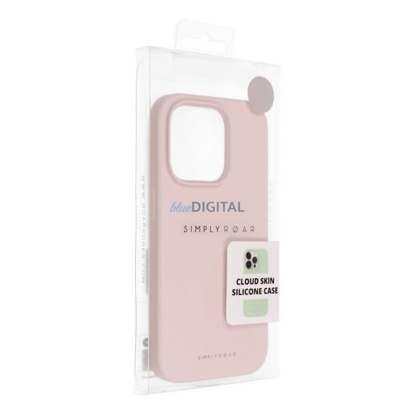 Roar Cloud Skin tok iPhone 16e - világos rózsaszín