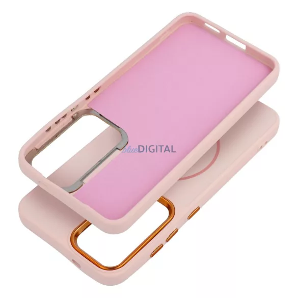 FRAME MagSafe-kompatibilis tok Samsung Galaxy A55 - púderrózsaszín