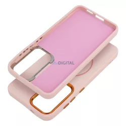   FRAME MagSafe-kompatibilis tok Samsung Galaxy A52 4G/A52 5G/A52s - púderrózsaszín