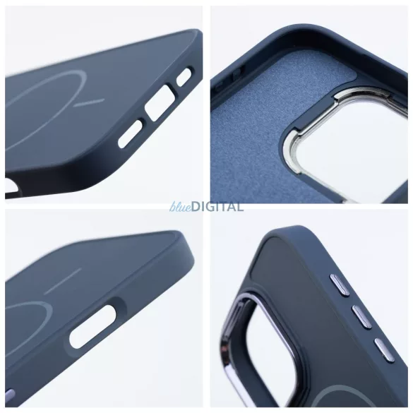 FRAME MagSafe-kompatibilis tok iPhone 13 mini - tengerészkék