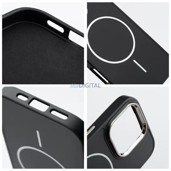 FRAME MagSafe-kompatibilis tok iPhone 15 Pro - fekete