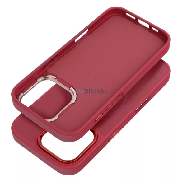 FRAME MagSafe-kompatibilis tok iPhone 12 Pro - élénk rózsaszín
