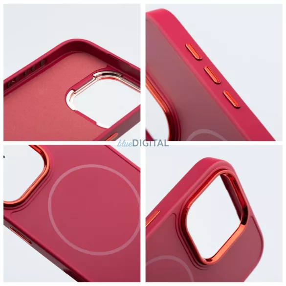 FRAME MagSafe-kompatibilis tok iPhone 13 Pro - élénk rózsaszín
