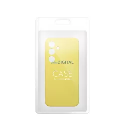   SILICONE 2mm MagSafe-kompatibilis tok Samsung Galaxy S25 Edge - citromsárga