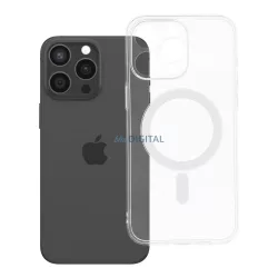   CLEAR Case 2mm MagSafe-kompatibilis tok kameravédelemmel iPhone 15 Pro Max - átlátszó