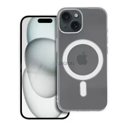   CLEAR Case 2mm MagSafe-kompatibilis tok kameravédelemmel iPhone 15 - átlátszó