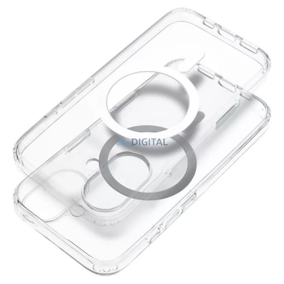 CLEAR Case 2mm MagSafe-kompatibilis tok kameravédelemmel iPhone 15 - átlátszó