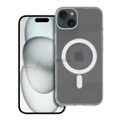   CLEAR Case 2mm MagSafe-kompatibilis tok kameravédelemmel iPhone 15 Plus - átlátszó
