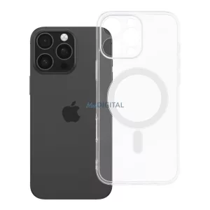 CLEAR Case 2mm MagSafe-kompatibilis tok kameravédelemmel iPhone 16 Pro Max - átlátszó