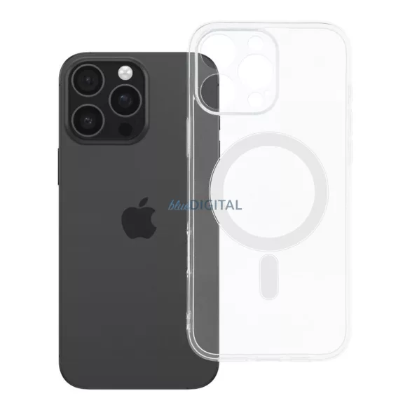 CLEAR Case 2mm MagSafe-kompatibilis tok kameravédelemmel iPhone 16 Pro Max - átlátszó