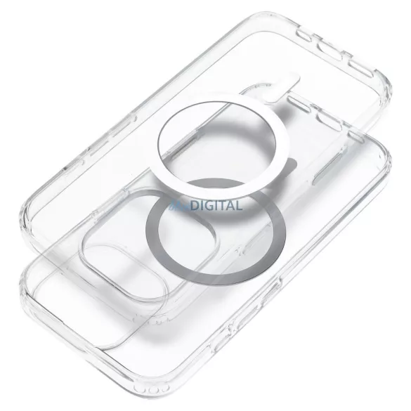 CLEAR Case 2mm MagSafe-kompatibilis tok kameravédelemmel iPhone 16 Pro Max - átlátszó