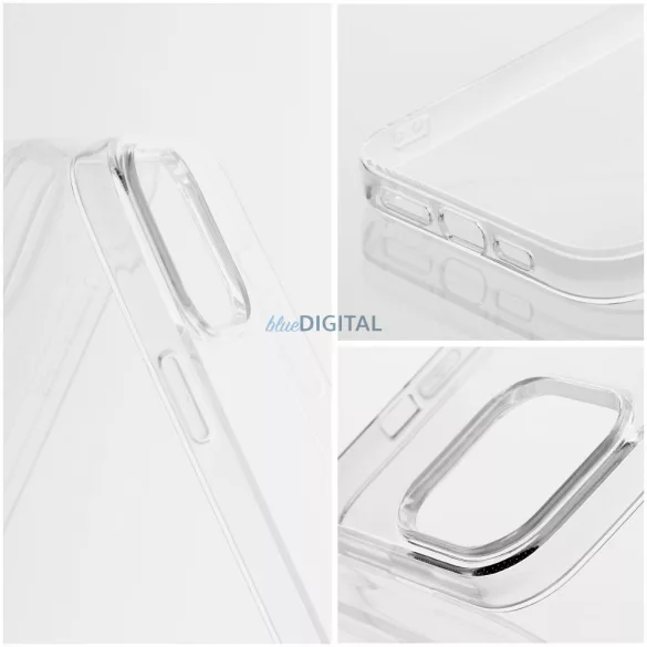 CLEAR Case 2mm MagSafe-kompatibilis tok kameravédelemmel Samsung Galaxy S25 Edge - átlátszó