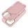 FRAME MagSafe-kompatibilis tok iPhone 15 Pro - púderrózsaszín